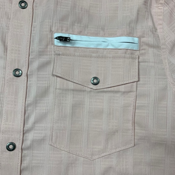 Guess Mens Short Sleeve SS Angelo pink New With Tags - Picture 4 of 8